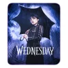 Spirit Halloween Wednesday Addams Fleece Blanket