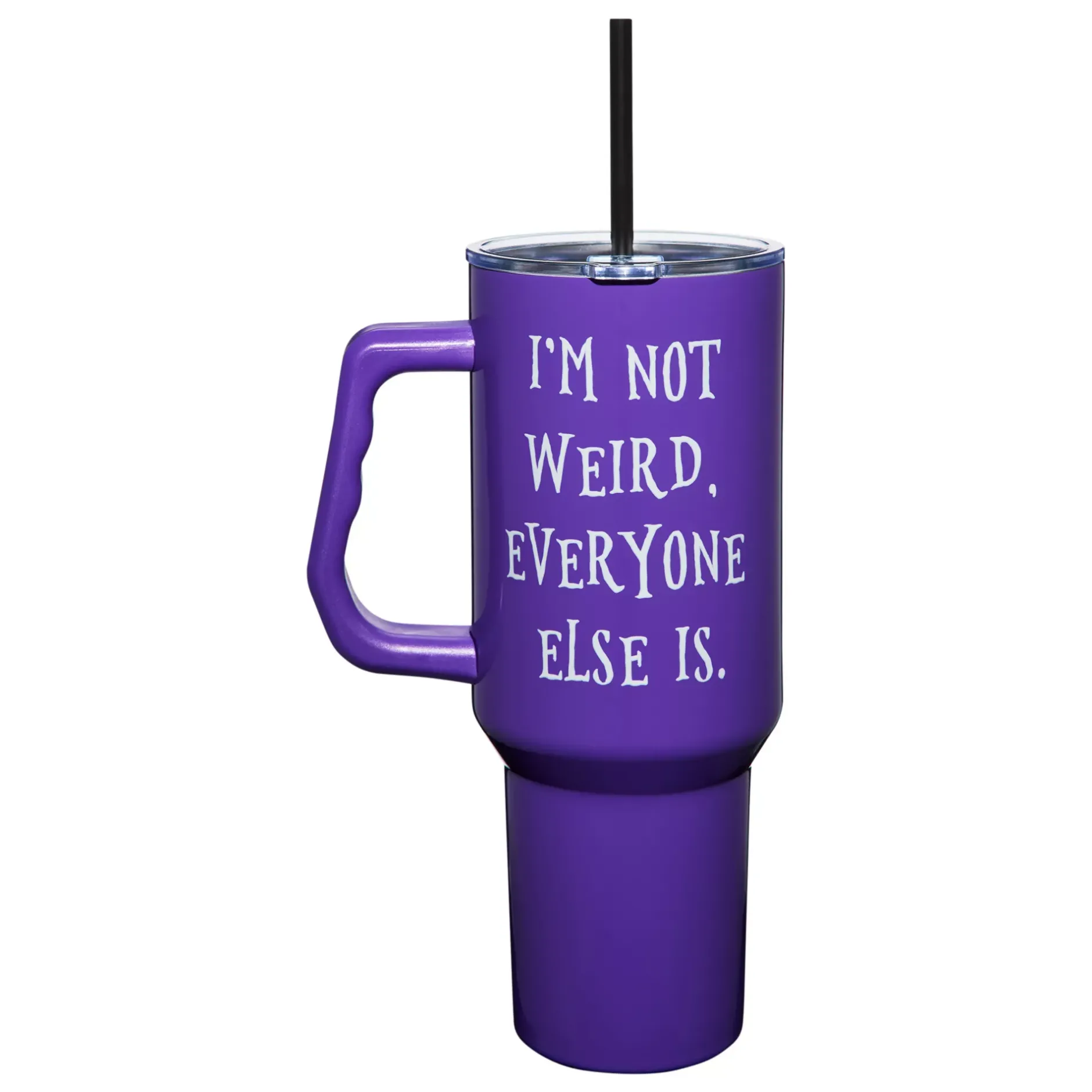 Spirit Halloween Wednesday Travel Tumbler with Straw - 40 oz.