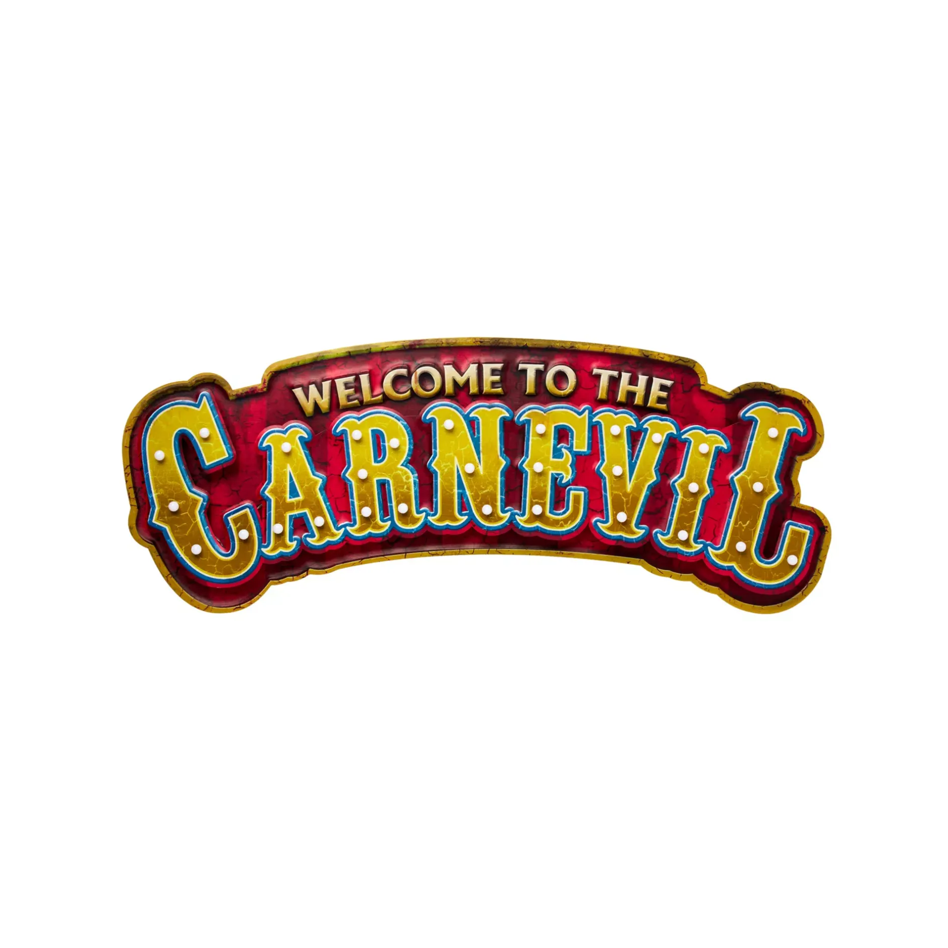 Spirit Halloween Welcome to the Carnevil Sign