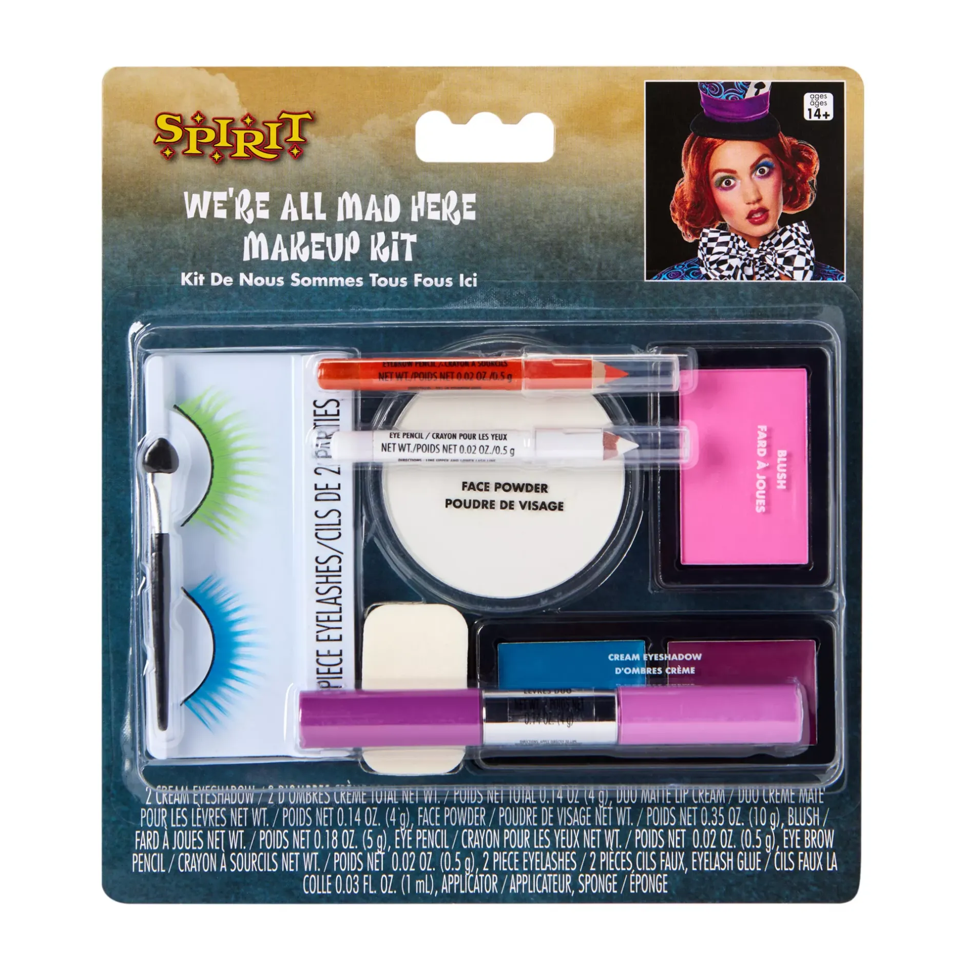 Spirit Halloween We're All Mad Here Makeup Kit