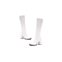 Women Spirit Halloween White Go Go Boots