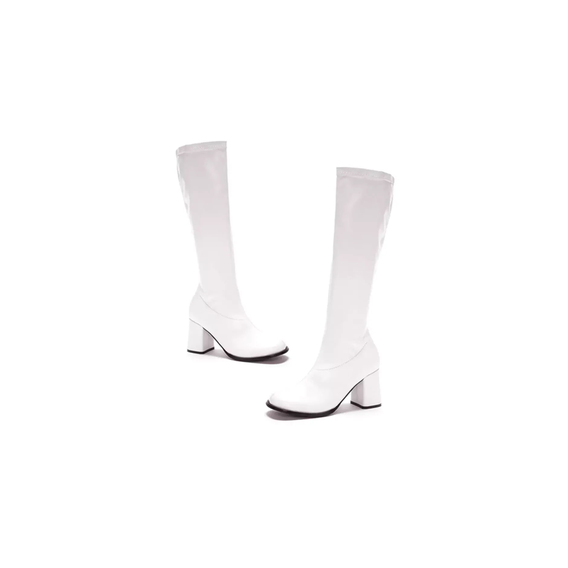 Women Spirit Halloween White Go Go Boots