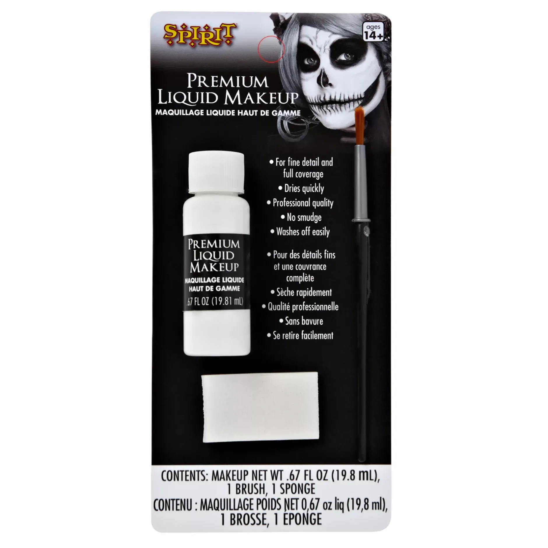 Spirit Halloween White Liquid Makeup