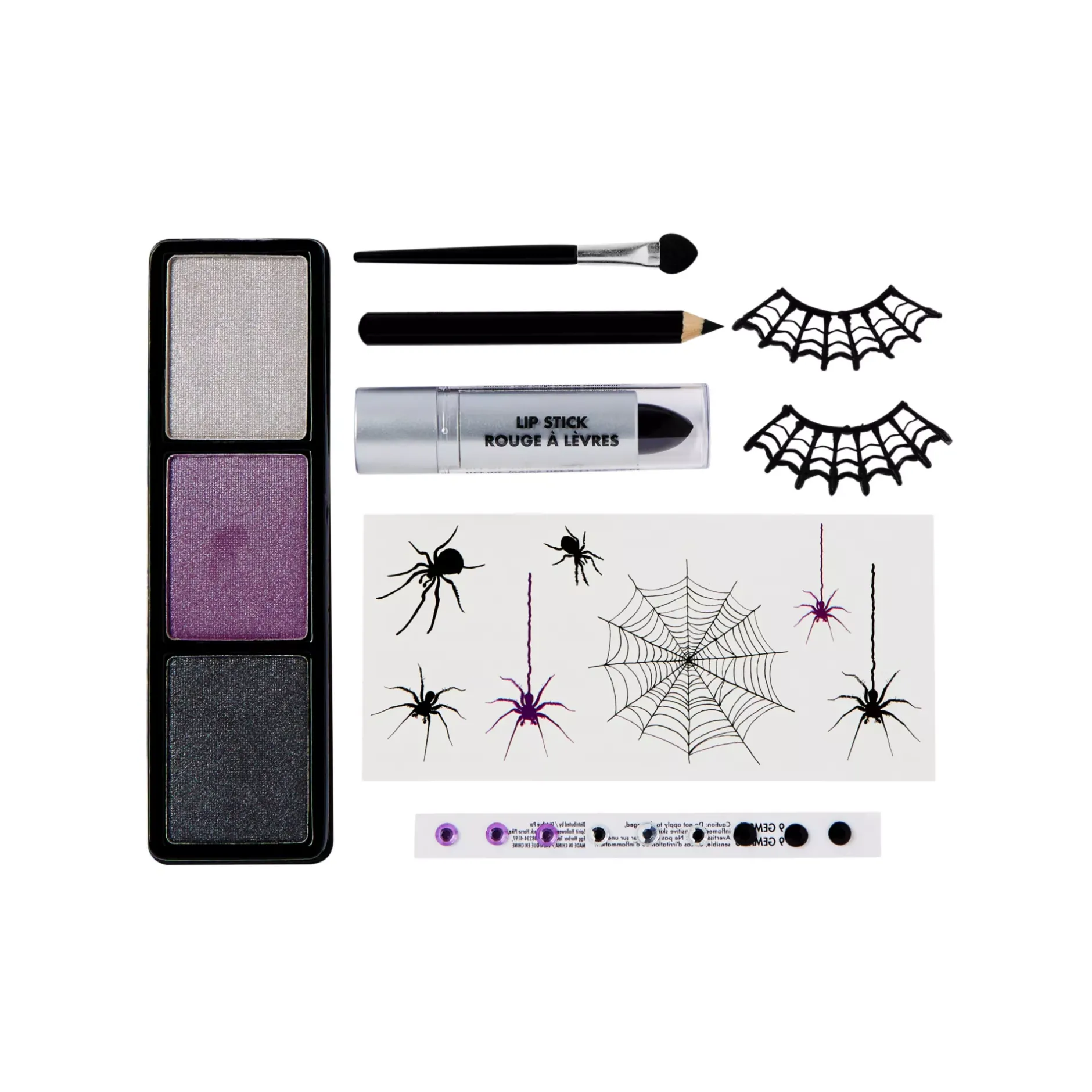 Spirit Halloween Witch Spider Web Makeup Kit