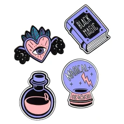 Spirit Halloween Witchy Pin Set - 4 Pack