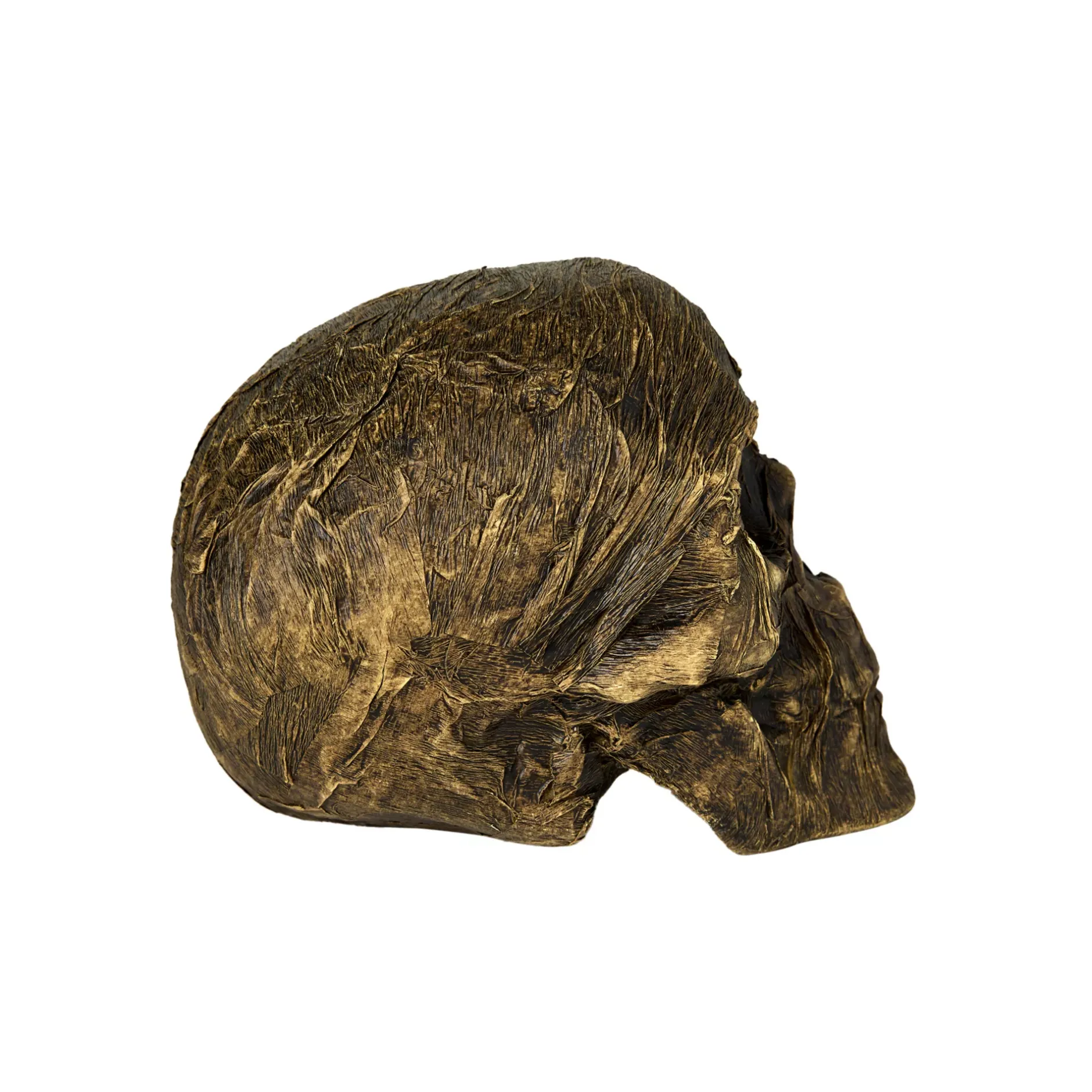 Spirit Halloween Wrapped Skull Decoration